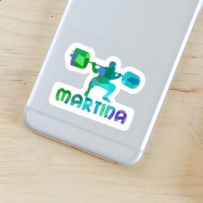 Sticker Martina Gewichtheber Gift package Image