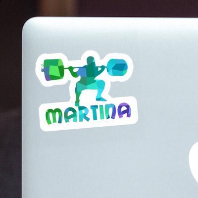 Sticker Martina Gewichtheber Gift package Image