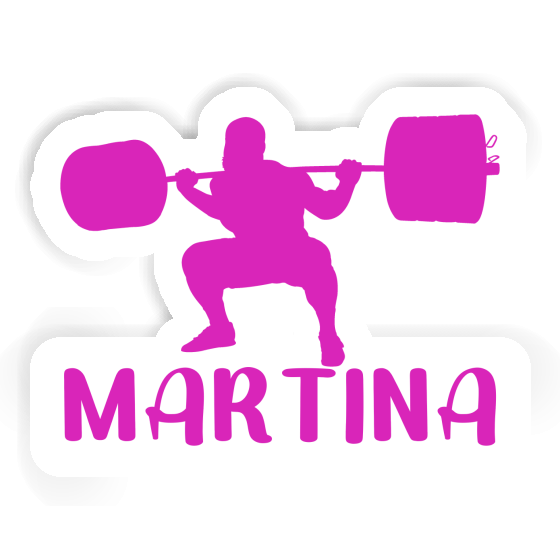 Gewichtheberin Sticker Martina Gift package Image