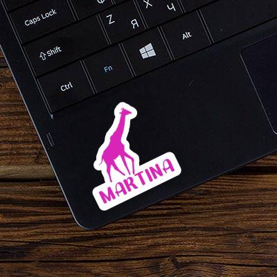 Giraffe Sticker Martina Laptop Image