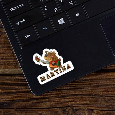 Sticker Martina Guitar Dog Laptop Image