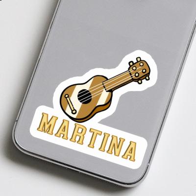 Martina Autocollant Guitare Notebook Image