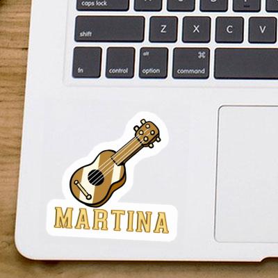 Sticker Gitarre Martina Notebook Image