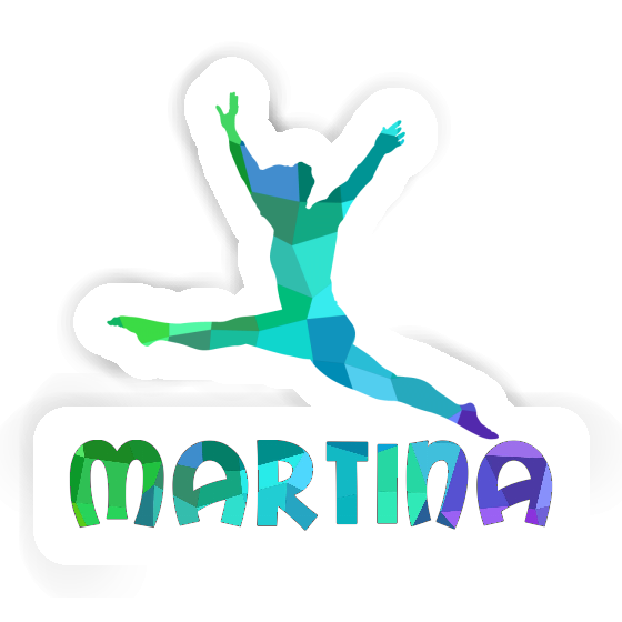 Sticker Martina Gymnast Notebook Image