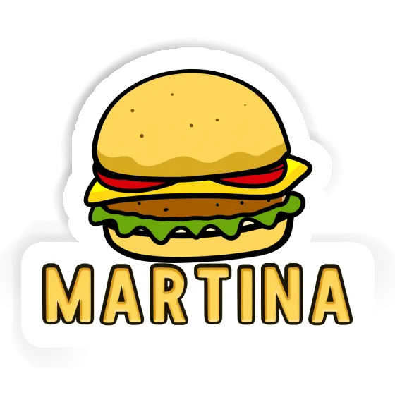 Martina Autocollant Hamburger Gift package Image