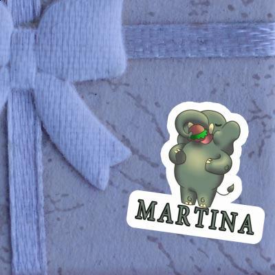 Martina Sticker Elephant Notebook Image