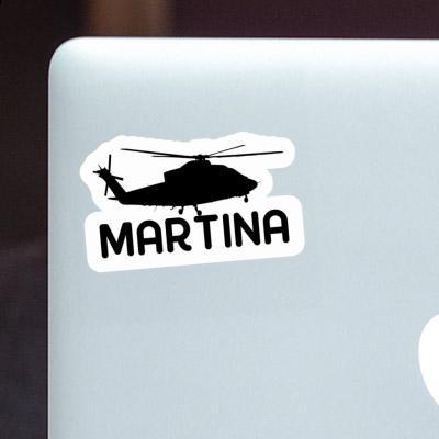 Sticker Martina Helicopter Notebook Image