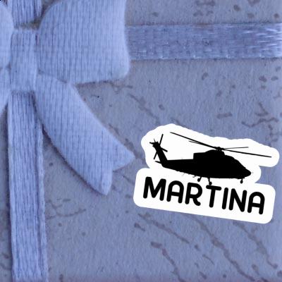 Sticker Martina Helicopter Notebook Image