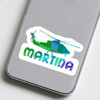 Martina Sticker Helicopter Notebook Image