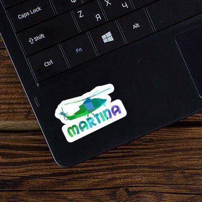 Martina Sticker Helicopter Laptop Image