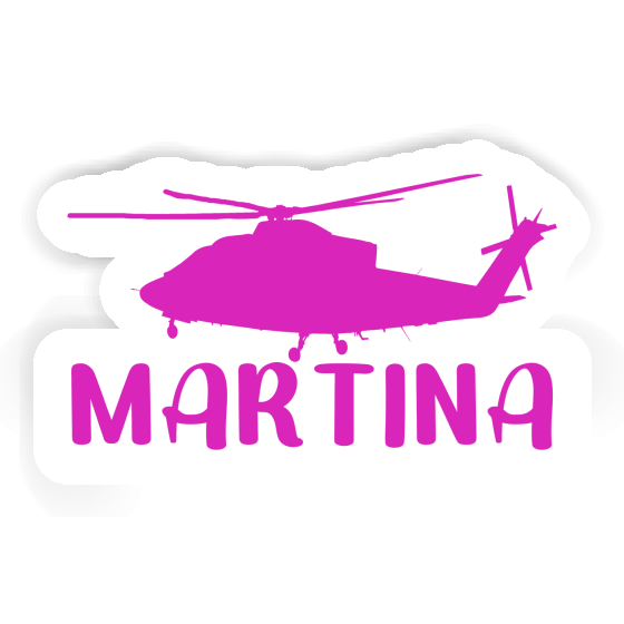 Martina Sticker Helicopter Laptop Image