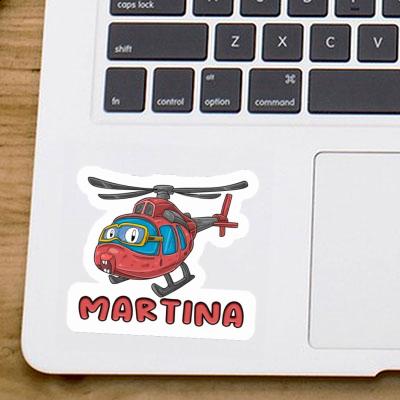 Helicopter Sticker Martina Image