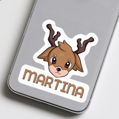 Sticker Martina Deer Notebook Image