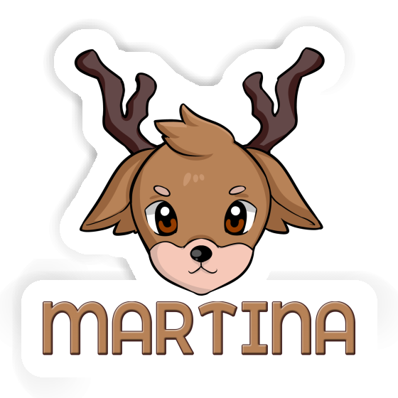 Sticker Martina Deer Notebook Image