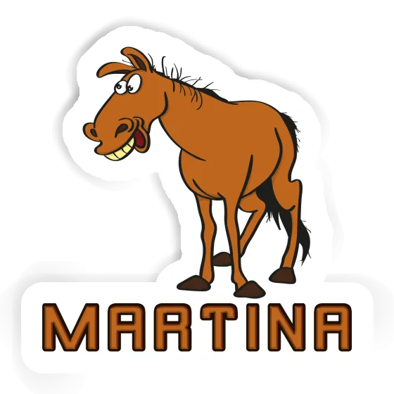 Sticker Pferd Martina Laptop Image