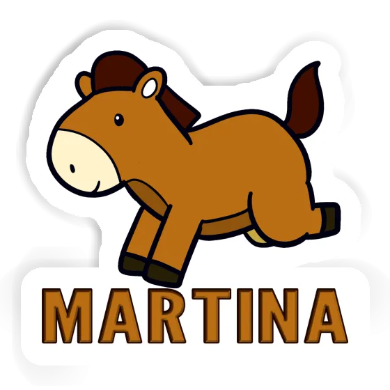 Horse Sticker Martina Image