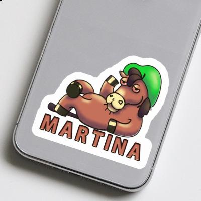 Sticker Martina Lying horse Gift package Image