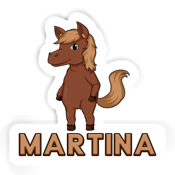 Sticker Martina Horse Notebook Image