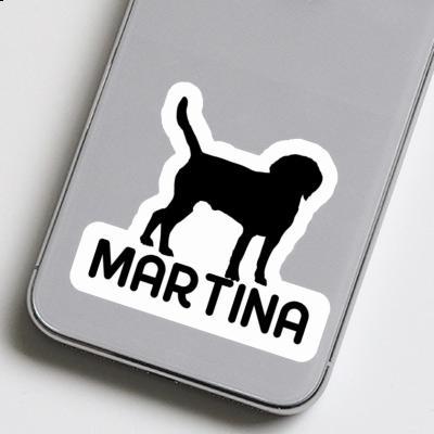 Sticker Hund Martina Notebook Image