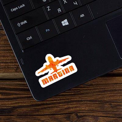 Martina Sticker Jumbo-Jet Laptop Image