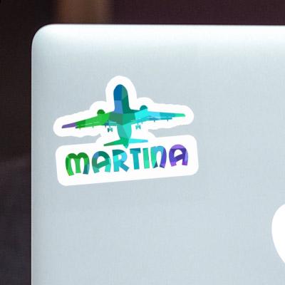 Sticker Jumbo-Jet Martina Notebook Image