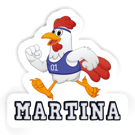 Jogger Sticker Martina Image