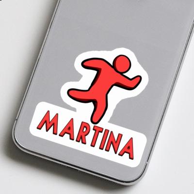 Sticker Jogger Martina Laptop Image