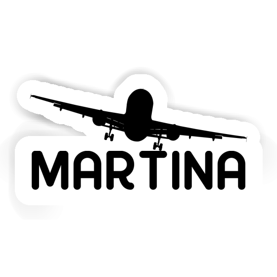 Sticker Martina Airplane Gift package Image