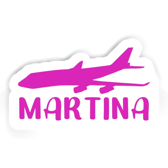 Sticker Martina Jumbo-Jet Laptop Image