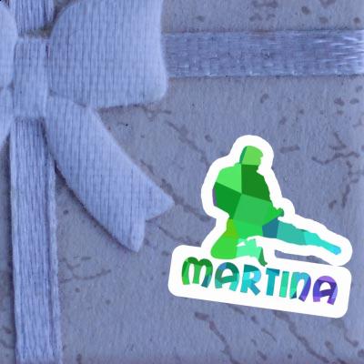 Sticker Martina Karateka Notebook Image