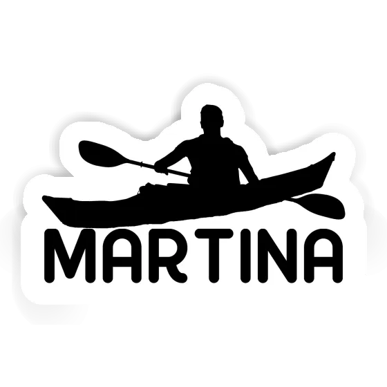 Kayaker Sticker Martina Laptop Image