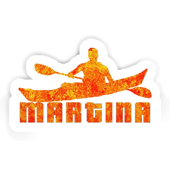 Sticker Kayaker Martina Laptop Image