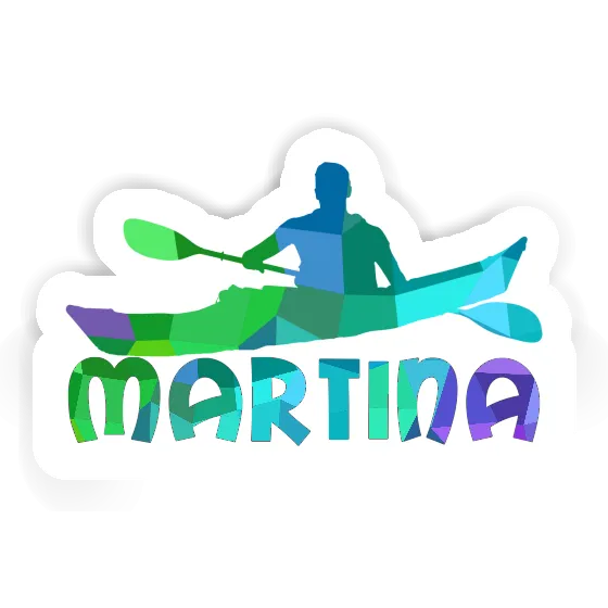 Kayaker Sticker Martina Image