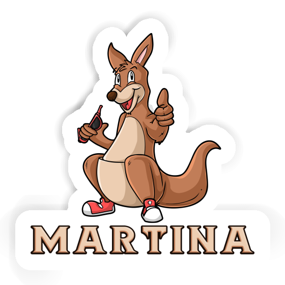 Kangaroo Sticker Martina Notebook Image