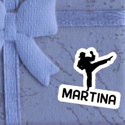 Martina Sticker Karateka Notebook Image