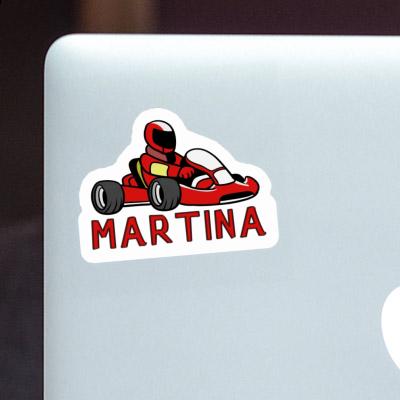 Sticker Martina Kart Laptop Image