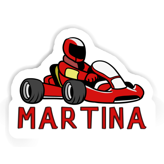 Sticker Martina Kart Laptop Image