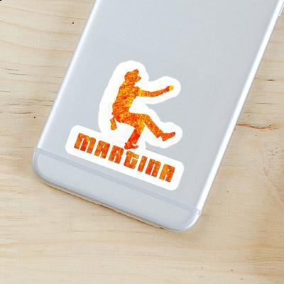 Sticker Martina Climber Laptop Image