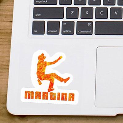 Sticker Martina Climber Notebook Image