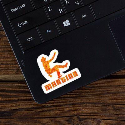 Sticker Martina Climber Laptop Image