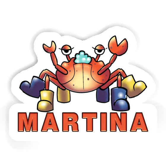 Martina Sticker Crab Notebook Image