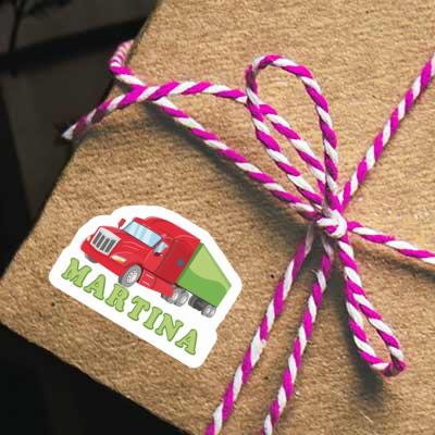 Truck Sticker Martina Notebook Image