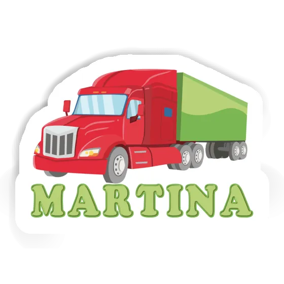 Sticker Lkw Martina Notebook Image