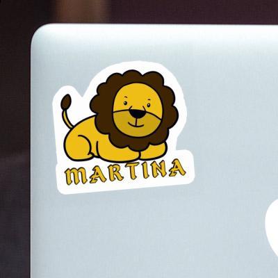 Autocollant Lion Martina Laptop Image