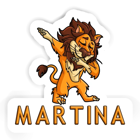 Martina Sticker Lion Notebook Image