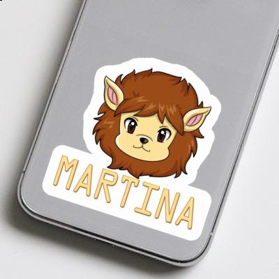 Martina Sticker Lion Notebook Image