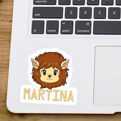 Martina Sticker Lion Notebook Image