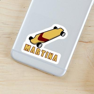 Sticker Martina Skateboard Notebook Image