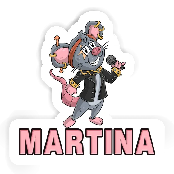 Sticker Singer Martina Image