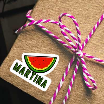 Sticker Watermelon Martina Laptop Image